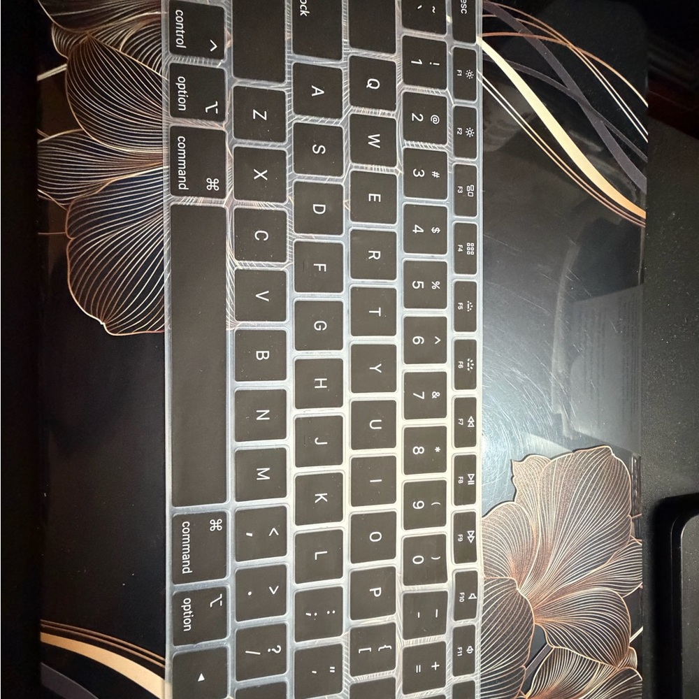 Clear Keyboard Cover with Black Keys - Picture 3 of 5